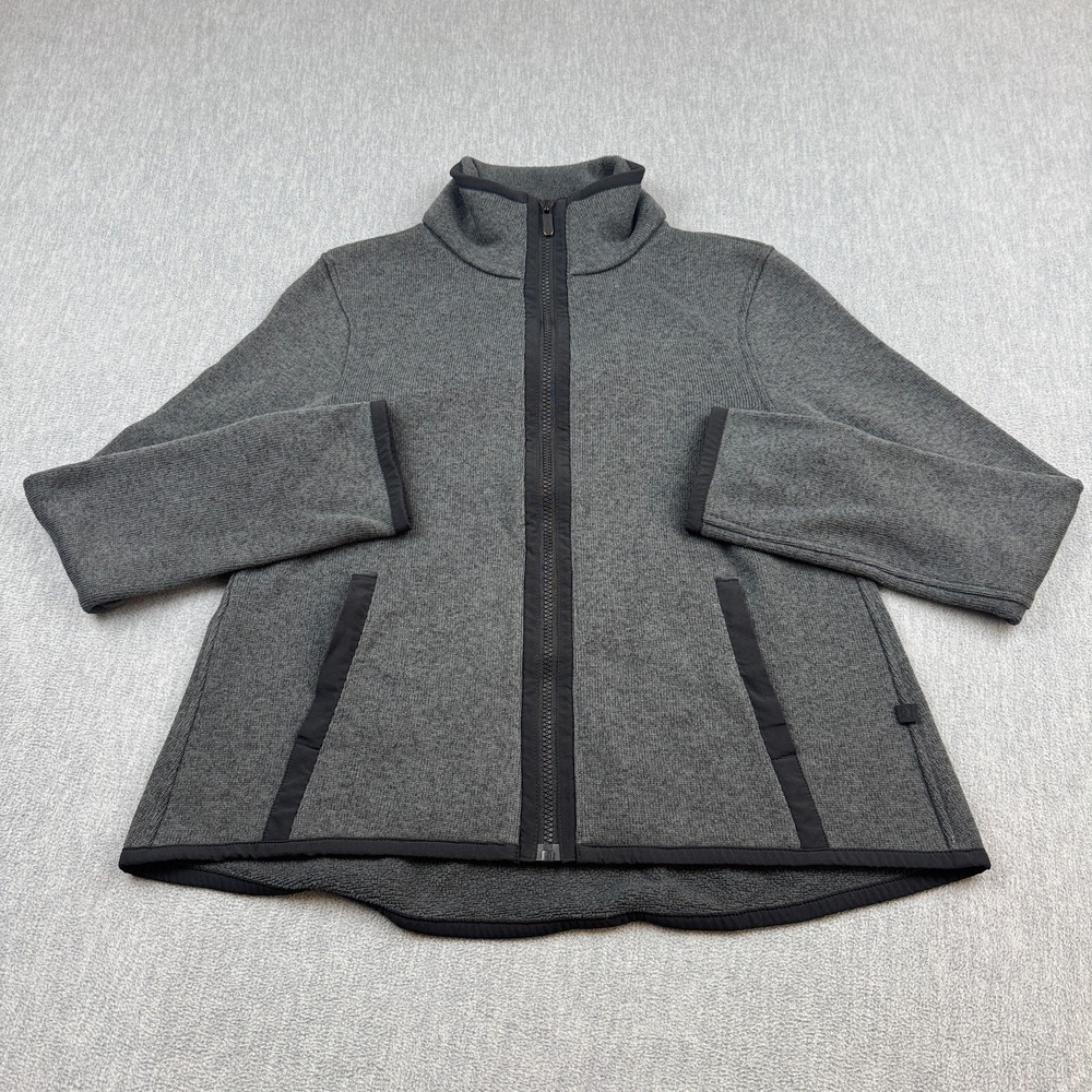 Lululemon Jacket Womens 4 Gray Heather Its Fleecing Cold Full Zip Fleece Casual‎